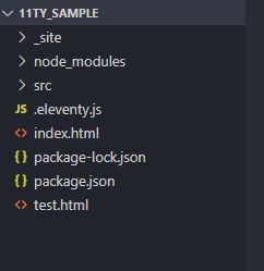 新たにtest.htmlを作成