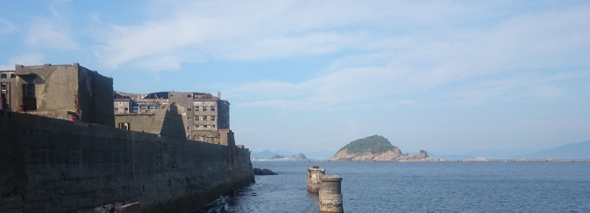 いい感じの軍艦島の写真